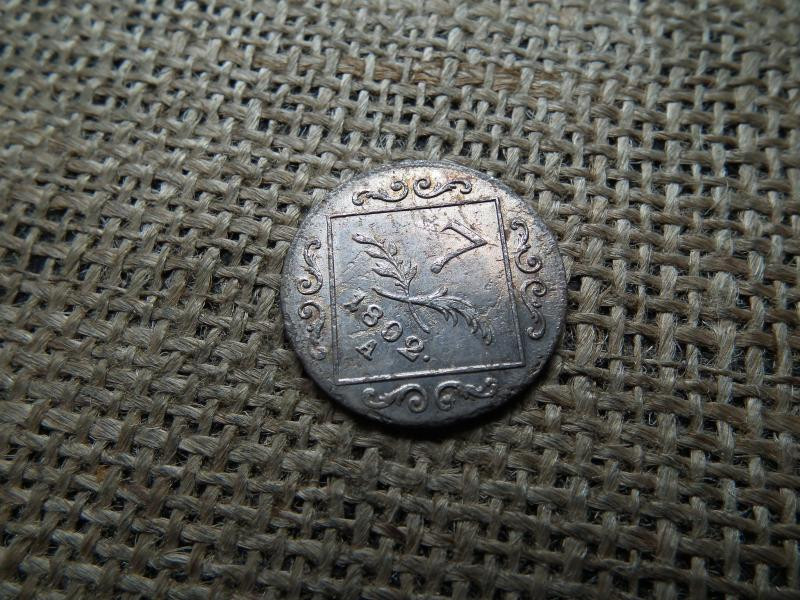 Ezüst 7 krajcár, 1802, 12 krajcár újraverve