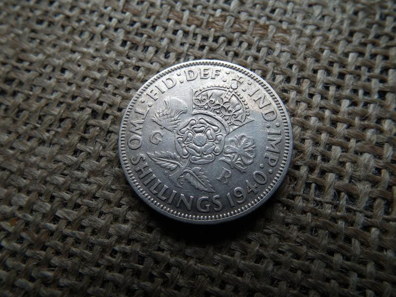 Ezüst 2 shilling, 1940, VI. György
