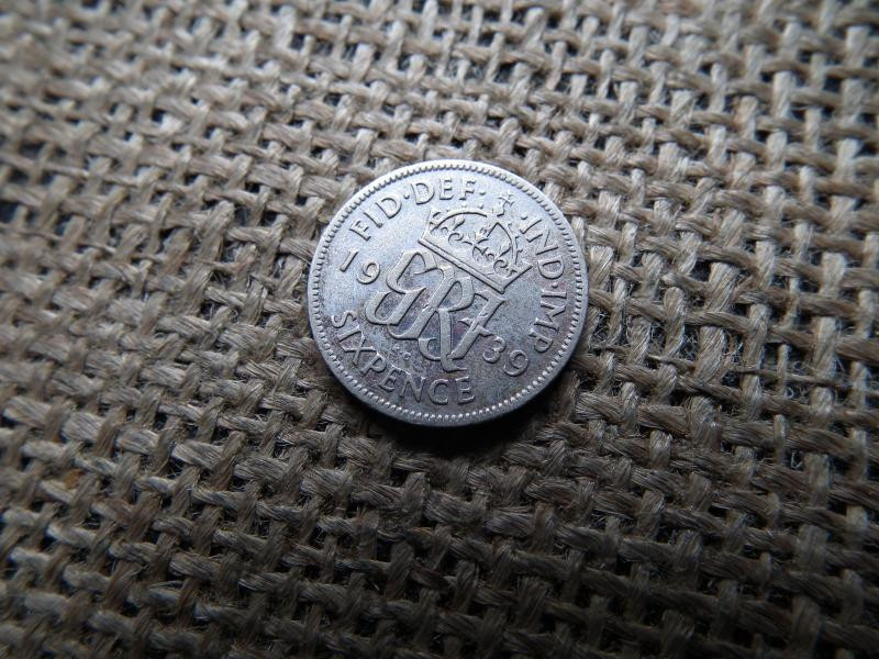 Ezüst 6 pence, 1939, Nagy-Britannia