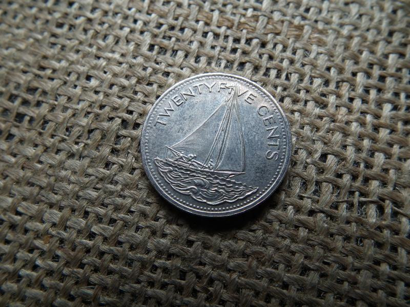 Bahamák 25 cent, 2005, cents