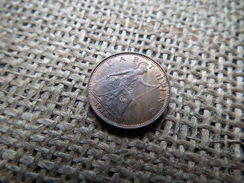 Angol farthing érme, 1934