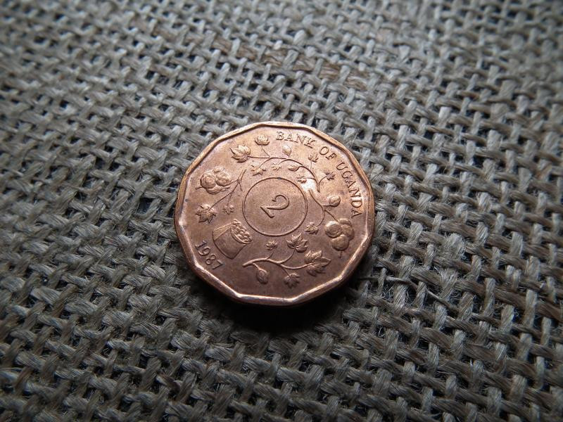 Uganda 2 shilling, 1987, fémpénz