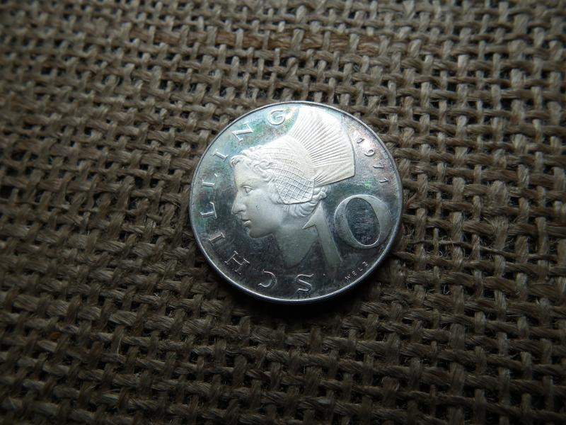 Ezüst 10 schilling, 1971, PP