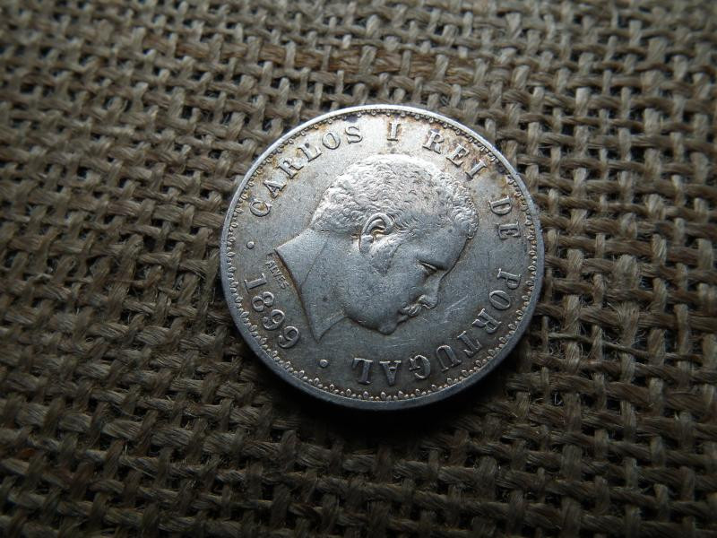 Portugália, 500 reis, 1899, ezüst érme