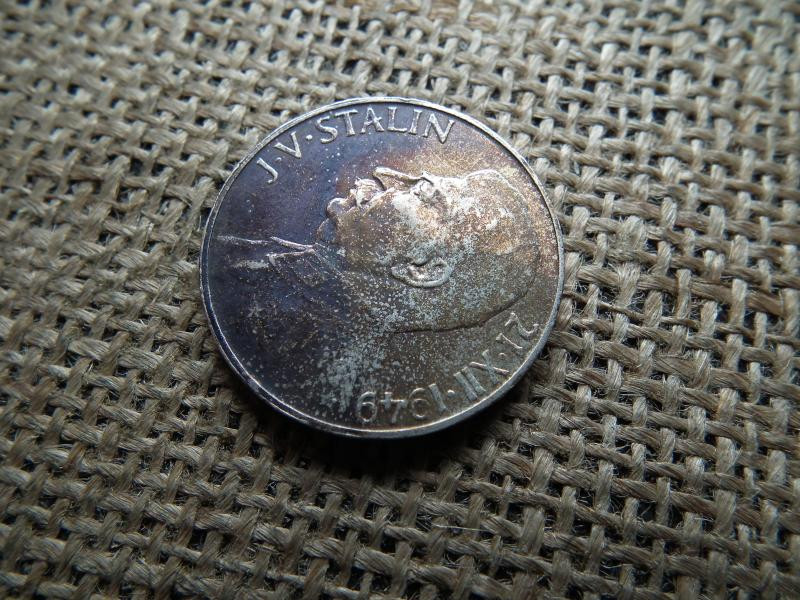 Csehszlovákia, 100 korona, 1949, ezüst, Josef V. Sztálin