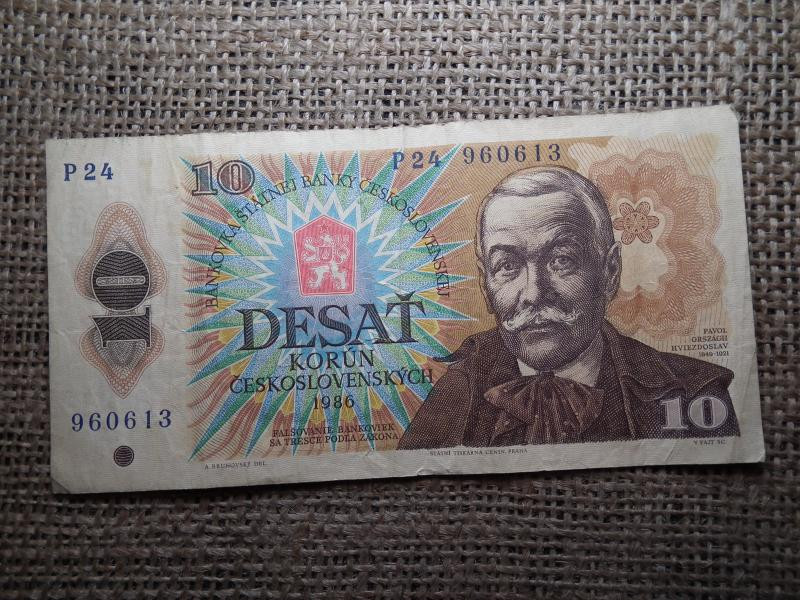 Csehszlovákia 10 korona, 1986, P24