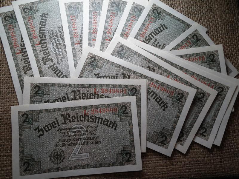 Birodalmi 2 márka, 1940-1945, Reichskreditkassenschein
