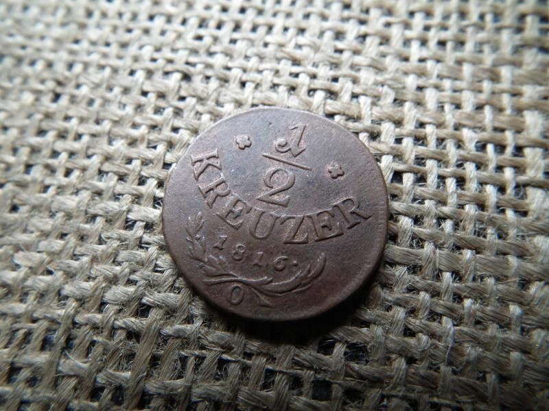 1/2 krajcár érme, 1816, O