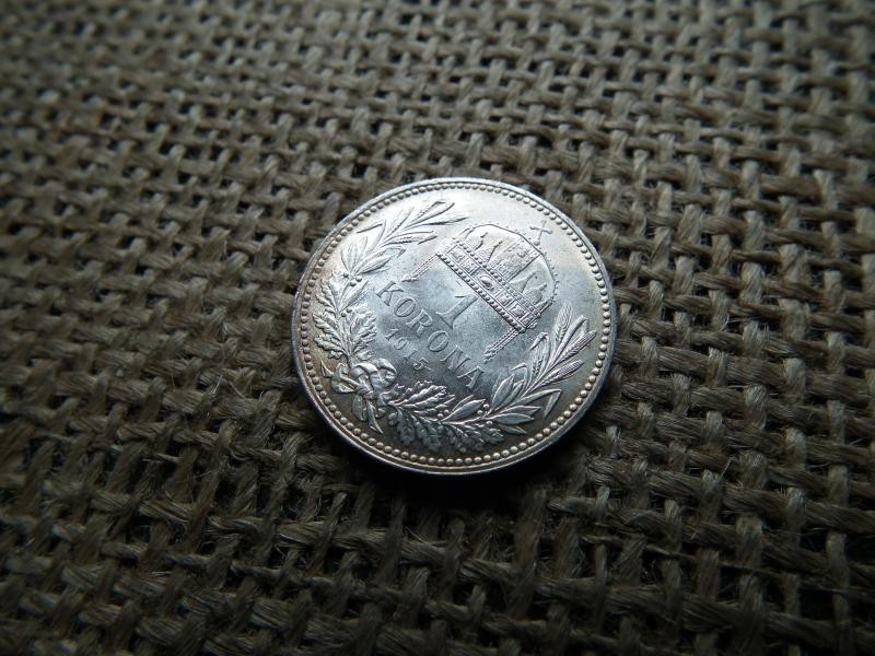 Ezüst 1 korona, 1915, KB