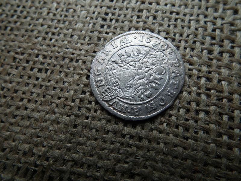 Lipót ezüst 6 krajcár, 1670 KB