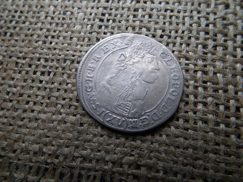 Lipót ezüst 15 krajcár, 1676, KB, XV