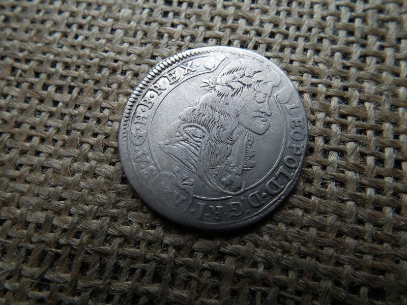 Lipót ezüst 15 krajcár, 1686 KB, XV