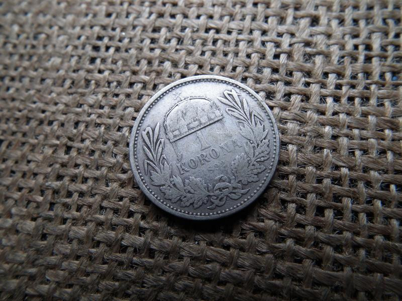Ezüst 1 korona, 1892, KB