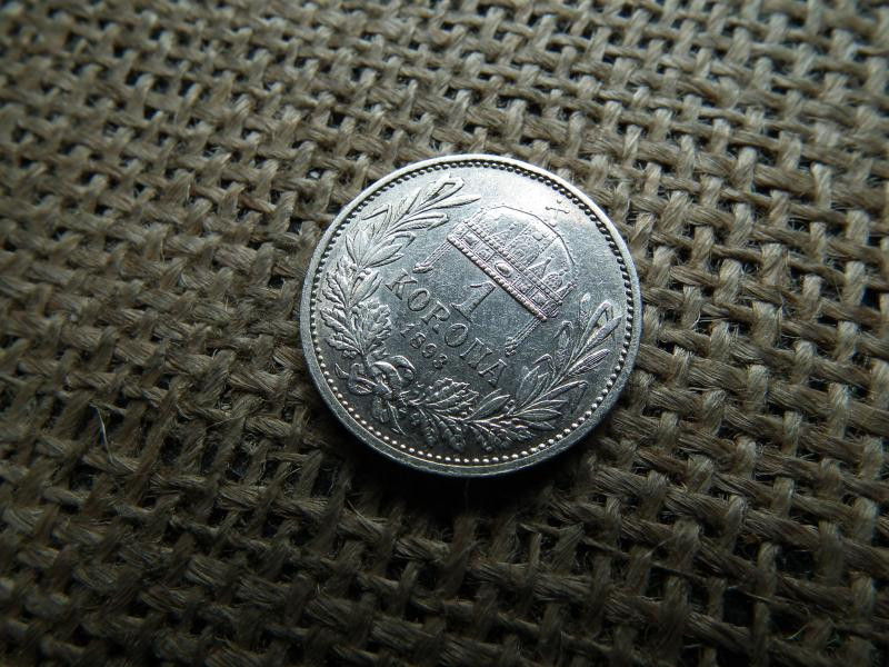 Ezüst 1 korona, 1893, KB