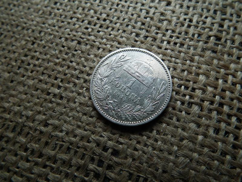 Ezüst 1 korona, 1894, KB