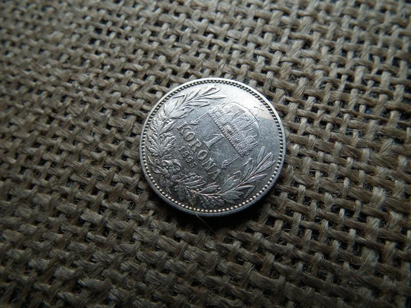 Ezüst 1 korona, 1895, KB
