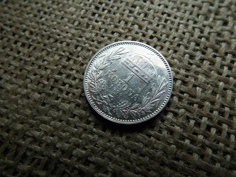 Ezüst 1 korona, 1896 KB