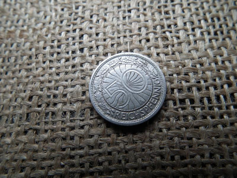 Birodalmi 50 pfennig, 1929 A, reichspfennig