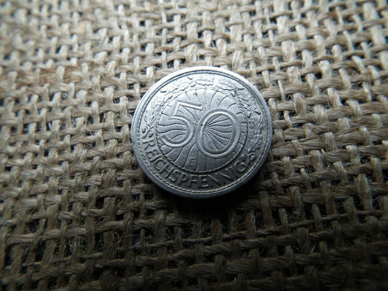 Birodalmi 50 pfennig, 1928 E, reichspfennig