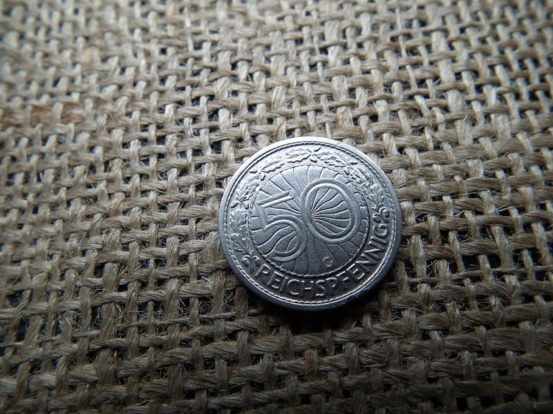 Birodalmi 50 pfennig, 1928 G, reichspfennig
