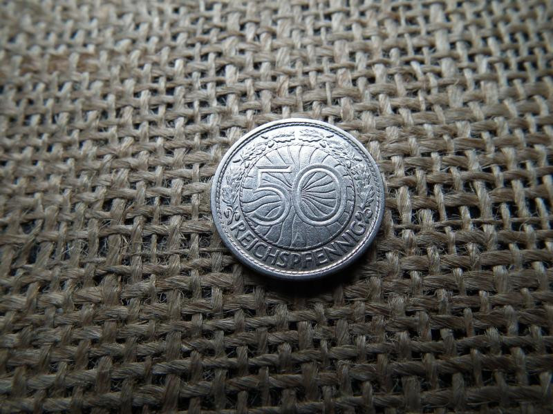 Birodalmi 50 pfennig, 1928 A, reichspfennig