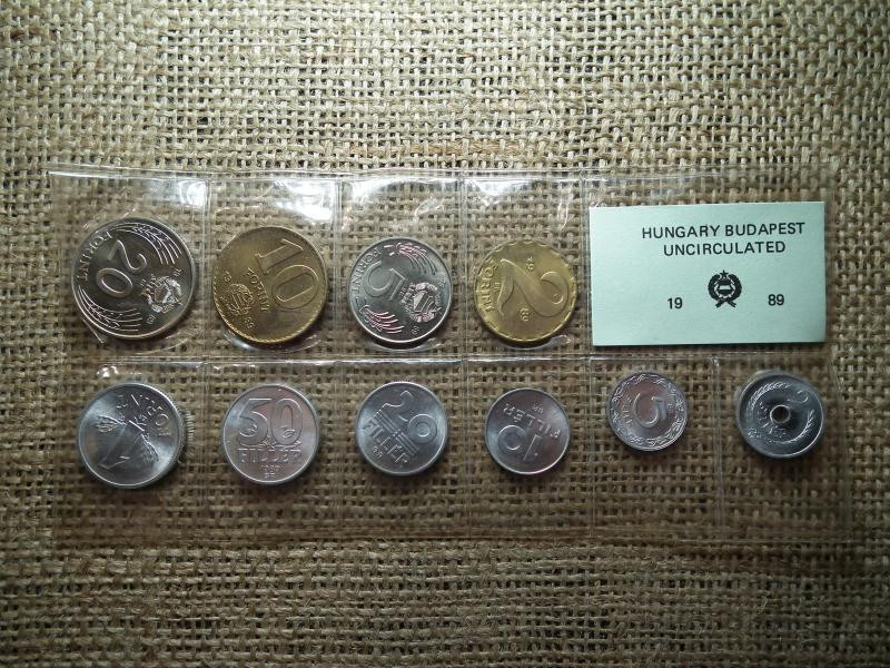 Forint és Fillér érmesorozat, 1989, fóliás