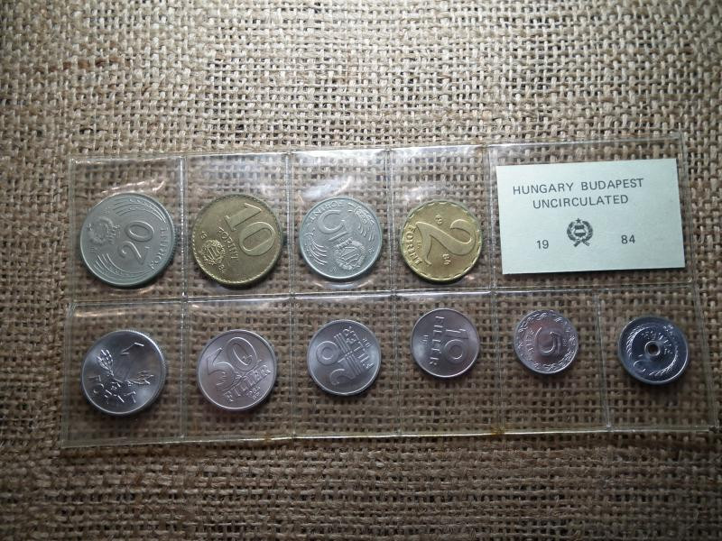Fóliás forgalmi sor, 1984, Forint és Fillér