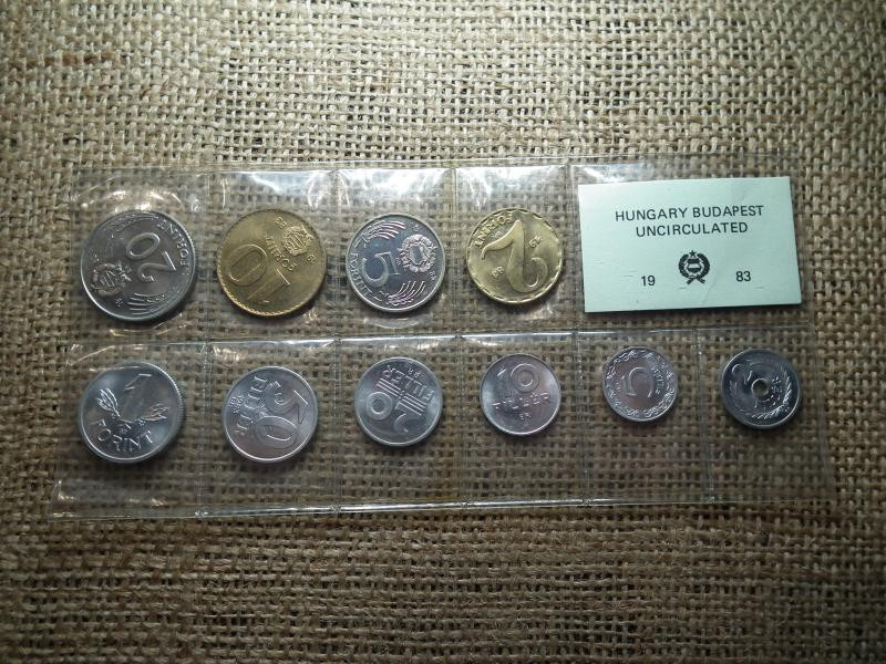 Forint és Fillér érmesorozat, 1983, fóliás