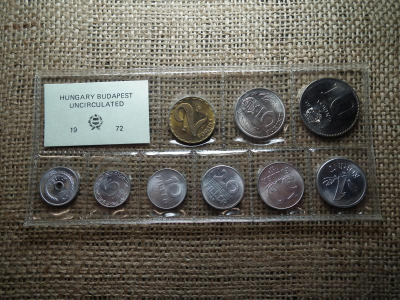 Forgalmi sor, 1972, forint és fillér
