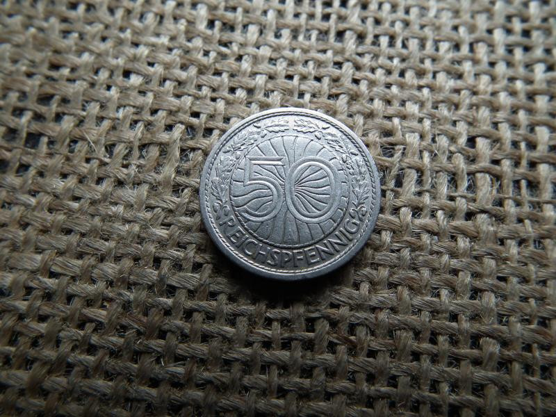 Birodalmi 50 pfennig, 1927, Reichspfennig