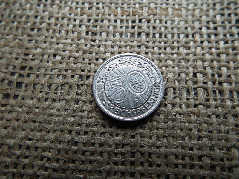 Birodalmi 50 pfennig, 1928 F, reichspfennig