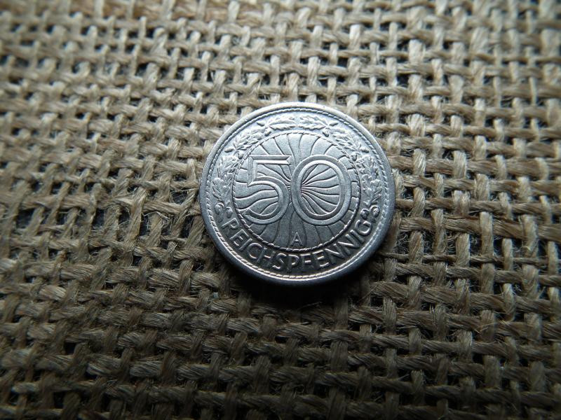 Birodalmi 50 pfennig, 1937 A, reichspfennig