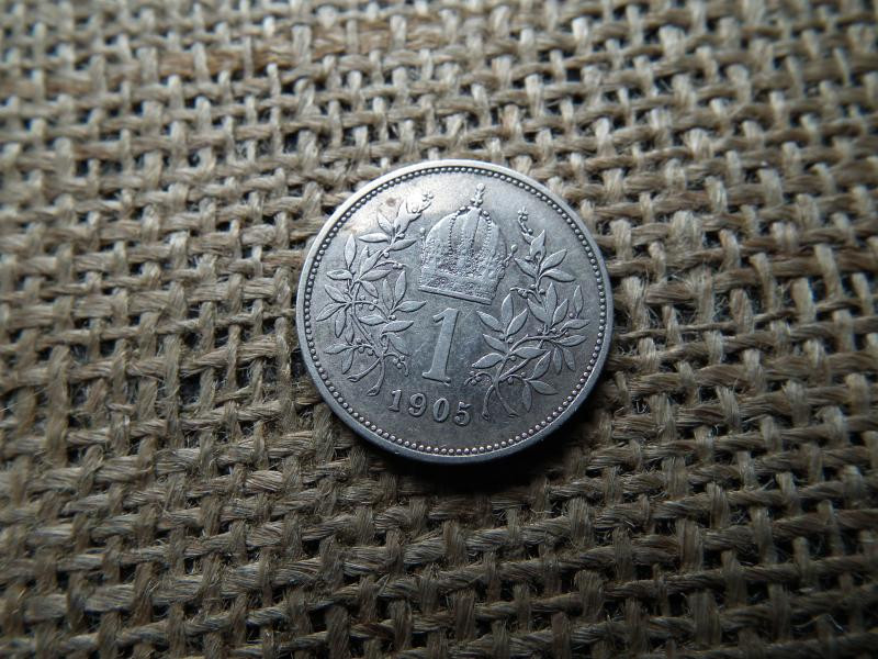 Ausztria, I. Ferenc József, 1 korona 1905, ritka