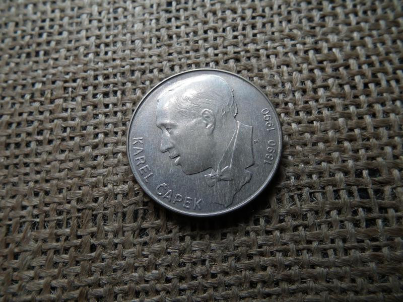 Csehszlovákia 100 korona, 1990, Karel Čapek