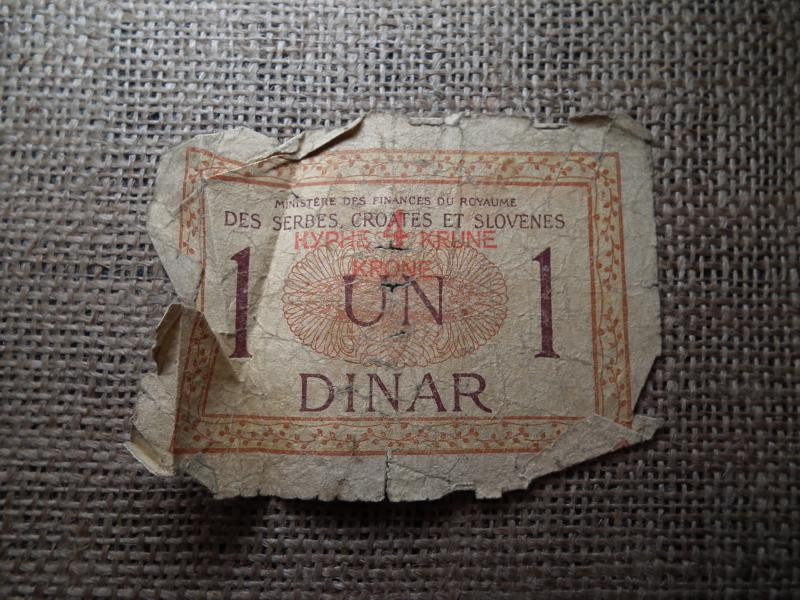 Jugoszlávia 1 dinar, 4 krone, 1919