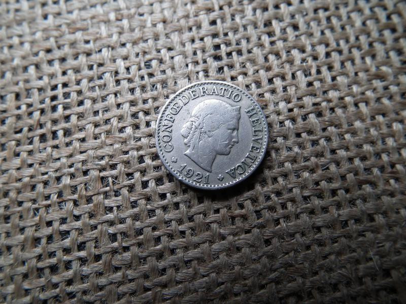 Svájc 10 rappen érme, 1921