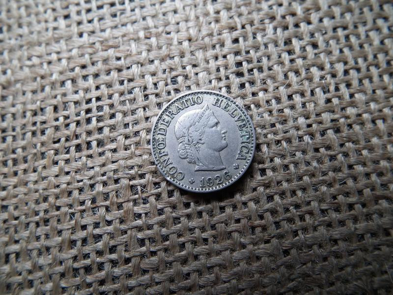 Svájc 10 rappen érme, 1926