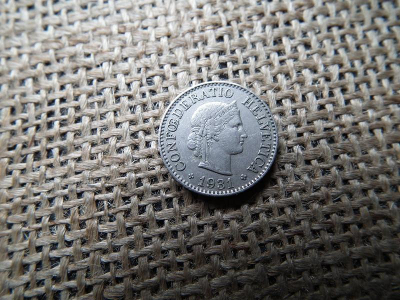 Svájc 10 rappen érme, 1931