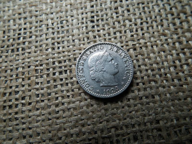 Svájc 20 rappen, 1924