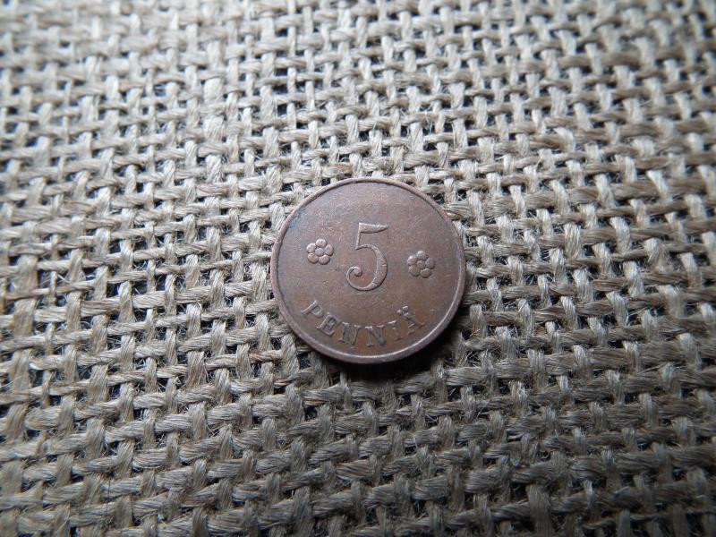 Finn 5 pennia, 1938