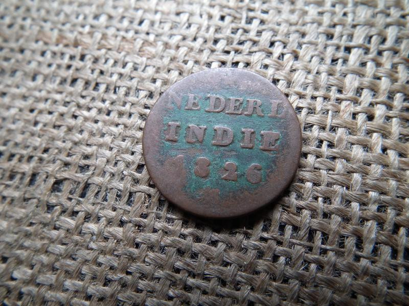 Holland India, 1/2 Stuiver, 1826, Willem I