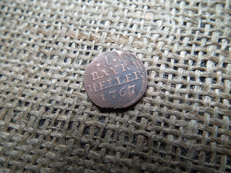 1 Heller 1767, Brandenburg-Bayreuth, Frederick Christian