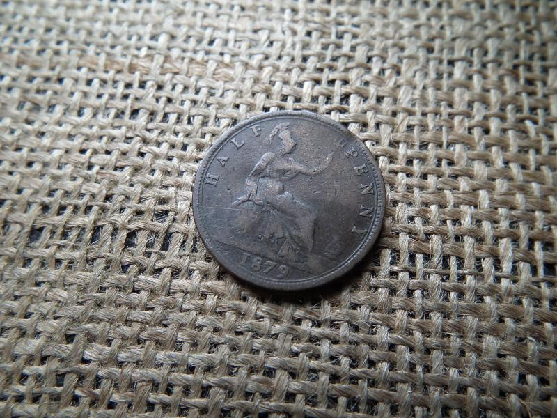 Anglia fél penny, 1879