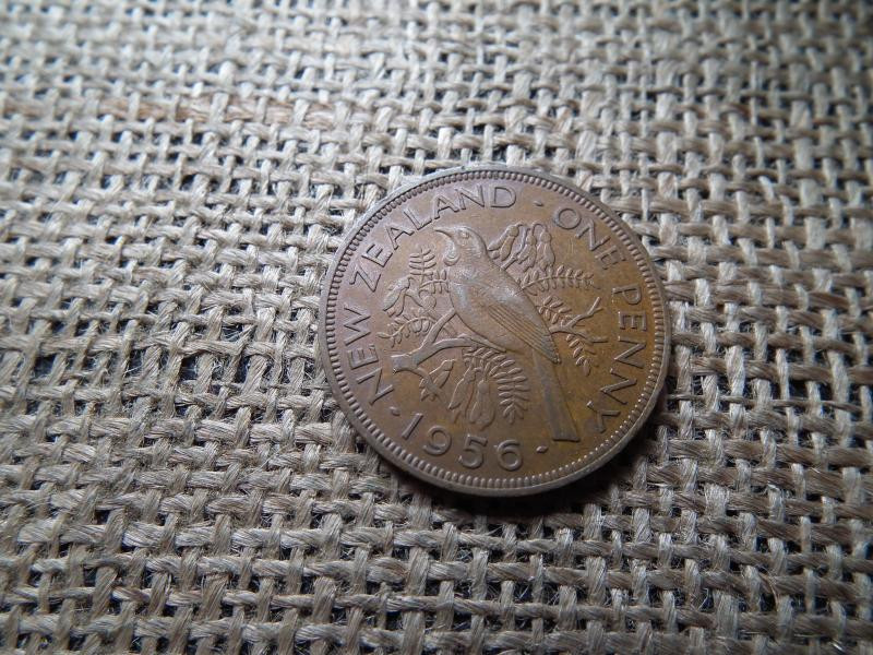 Új-Zéland 1 penny, 1956