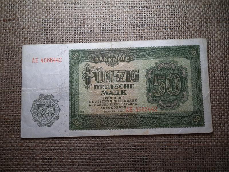 Németország 50 márka, 1948, papírpénz