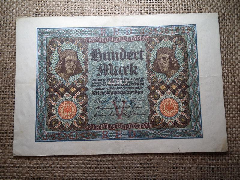 Birodalmi 100 márka bankjegy, 1920, Reichsbanknote