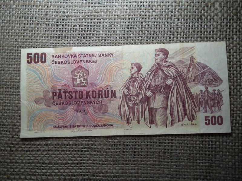 Csehszlovákia 500 korona, 1973