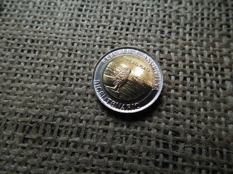 Argentína 1 peso, 2010, Mar del Plata