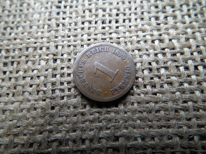 Birodalmi 1 pfennig, 1898 G, ritka