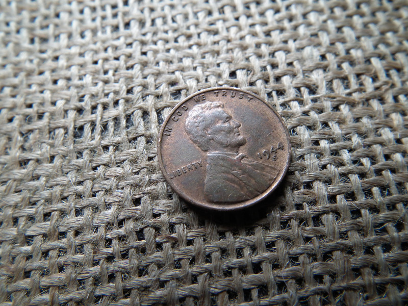 USA 1 cent 1944 S Lincoln - Wheat Ears Reverse